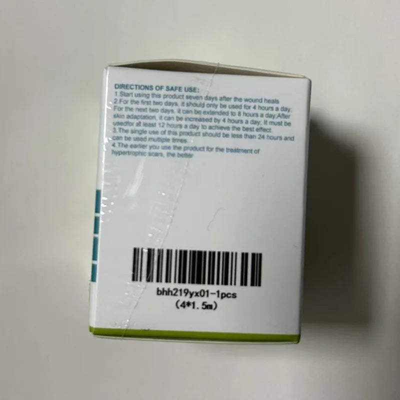 1 Roll Silicone Scar Sheets , 4Cmx150Cm Self-Adhesive Scar Cover Tape Reusable and Effective Skin Care Strips