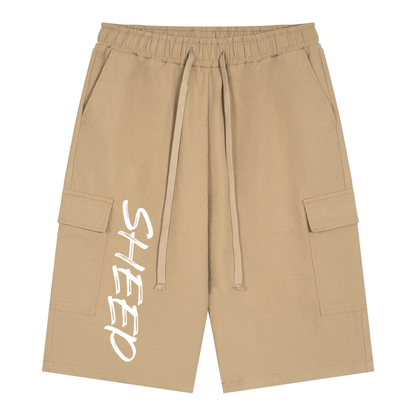 Unisex Drawstring Cargo Shorts