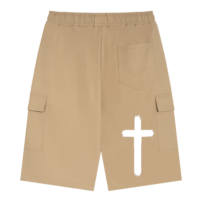 Unisex Drawstring Cargo Shorts