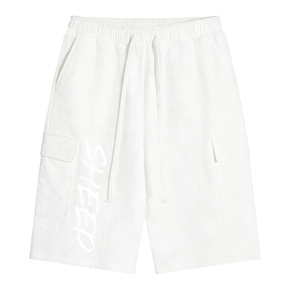 Unisex Drawstring Cargo Shorts